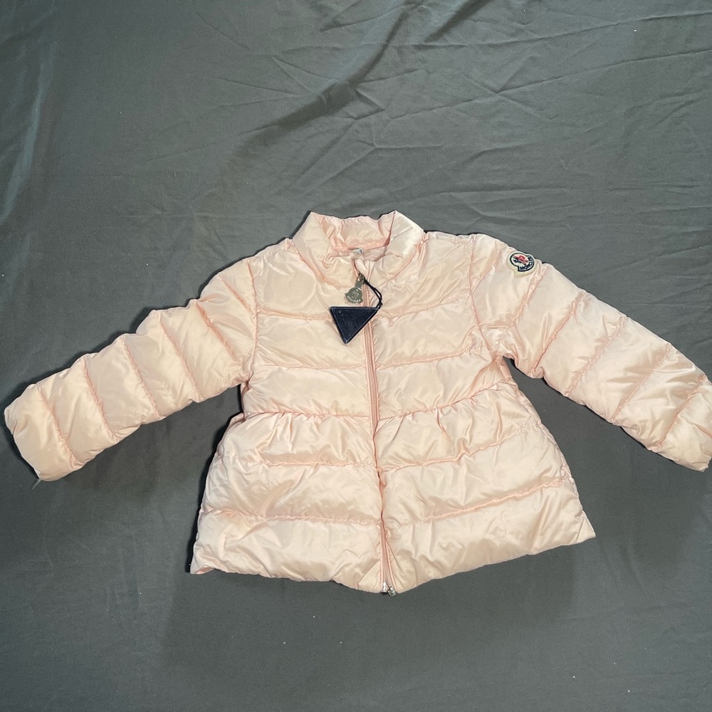 Pink infant Baby girl moncler jacket